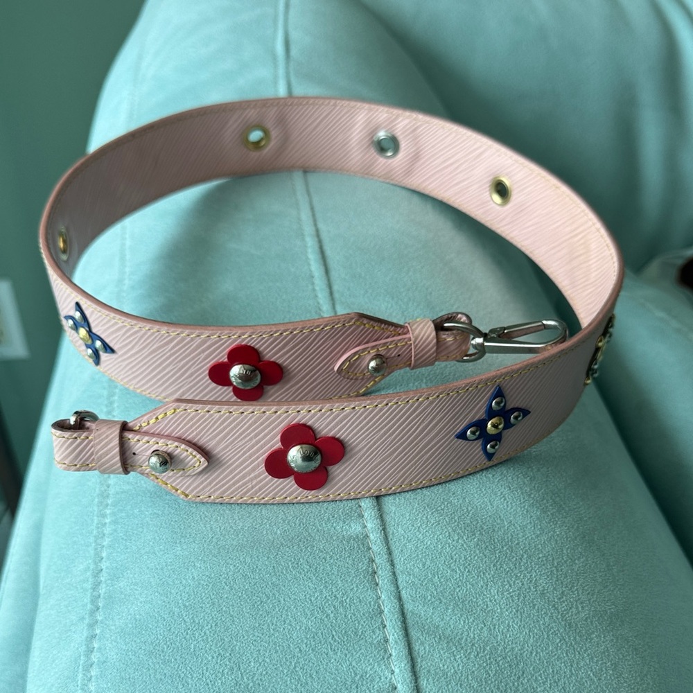 Louis Vuitton Pink Floral Embellished (authentic)